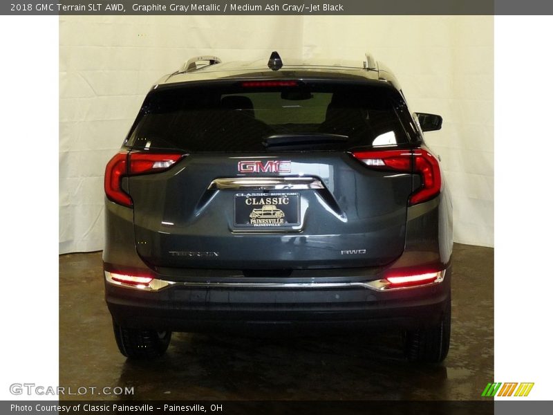 Graphite Gray Metallic / Medium Ash Gray/­Jet Black 2018 GMC Terrain SLT AWD