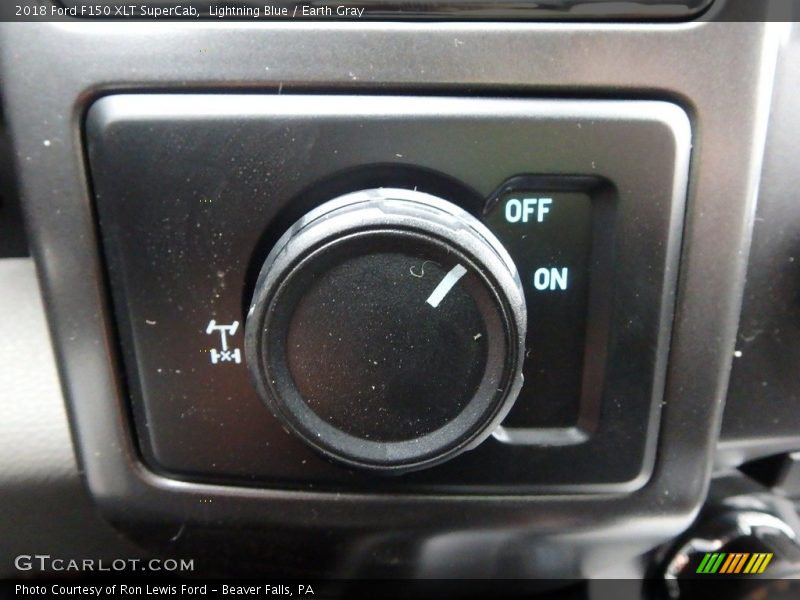 Lightning Blue / Earth Gray 2018 Ford F150 XLT SuperCab