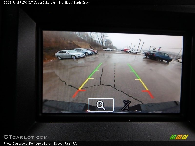 Lightning Blue / Earth Gray 2018 Ford F150 XLT SuperCab