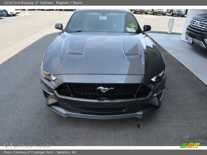 Magnetic / Ebony 2018 Ford Mustang GT Fastback
