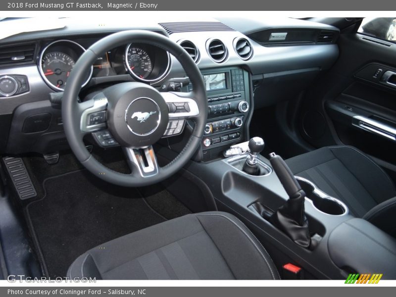  2018 Mustang GT Fastback Ebony Interior
