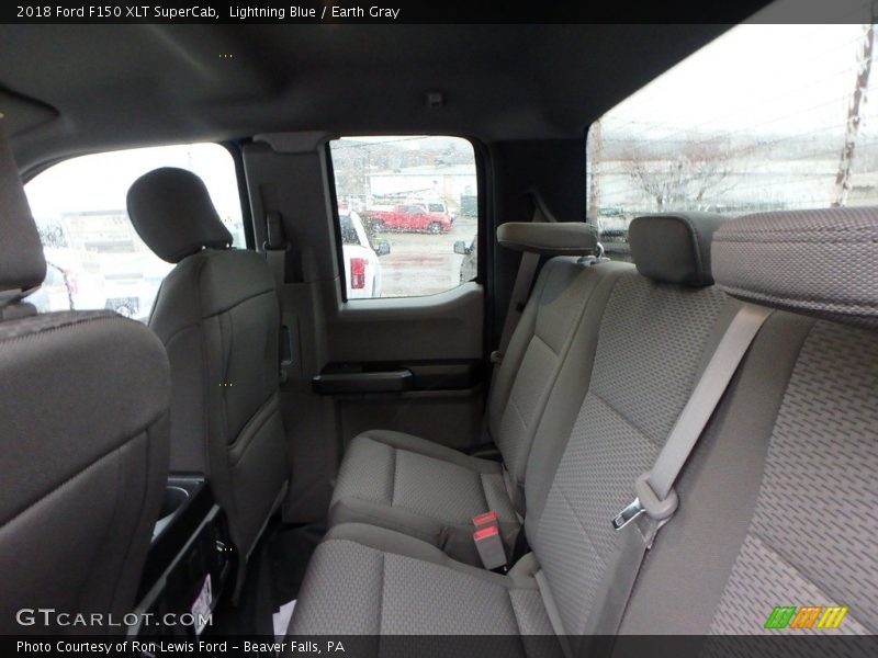Lightning Blue / Earth Gray 2018 Ford F150 XLT SuperCab