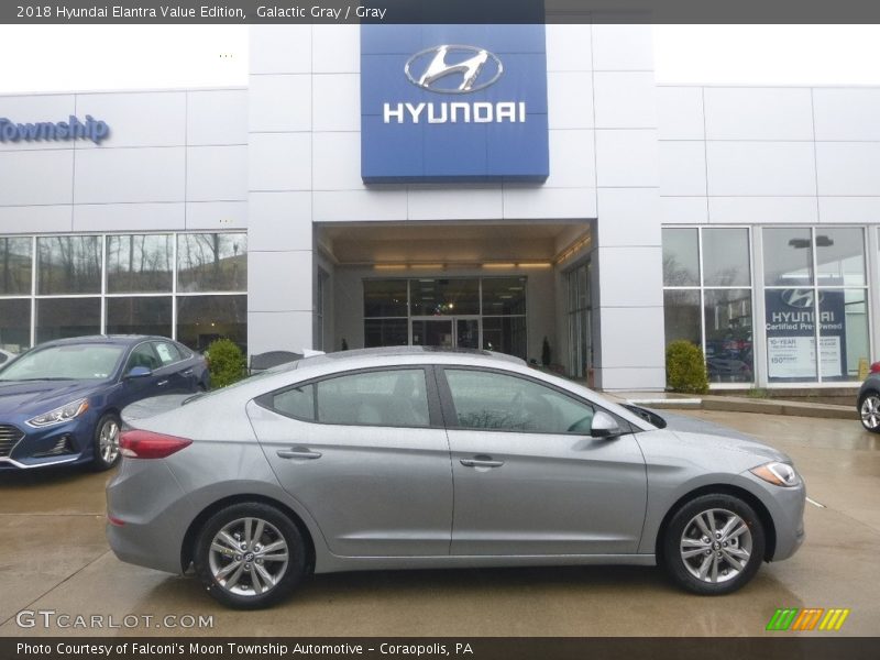 Galactic Gray / Gray 2018 Hyundai Elantra Value Edition