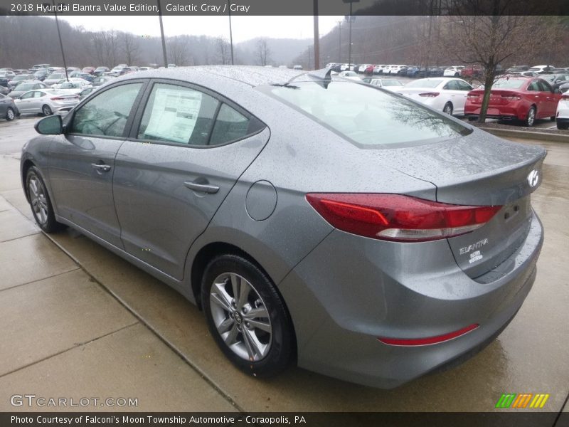 Galactic Gray / Gray 2018 Hyundai Elantra Value Edition
