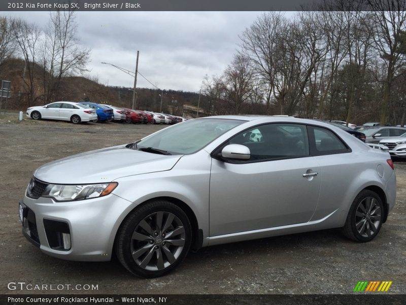 Bright Silver / Black 2012 Kia Forte Koup SX