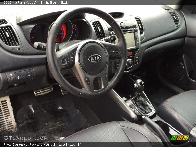 Bright Silver / Black 2012 Kia Forte Koup SX