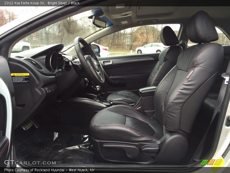 Bright Silver / Black 2012 Kia Forte Koup SX