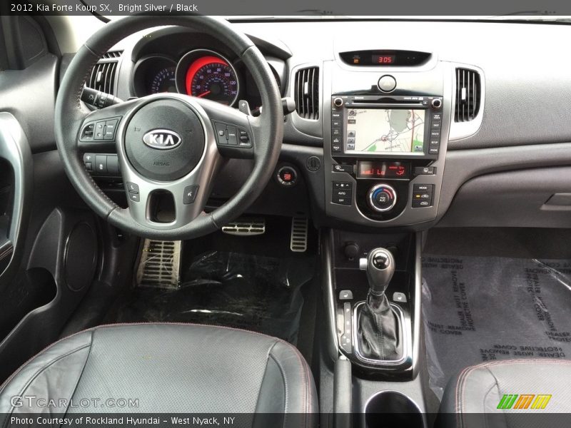 Bright Silver / Black 2012 Kia Forte Koup SX