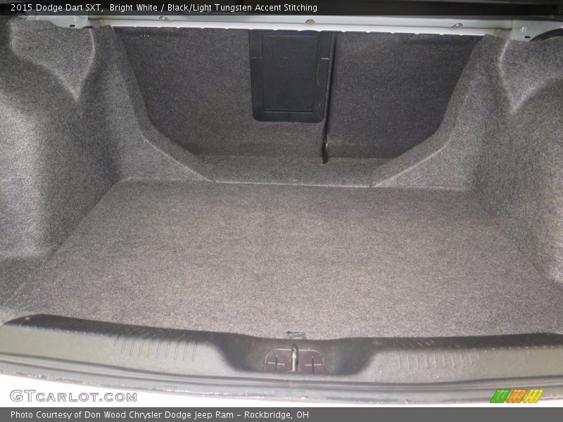Bright White / Black/Light Tungsten Accent Stitching 2015 Dodge Dart SXT