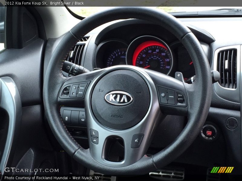 Bright Silver / Black 2012 Kia Forte Koup SX