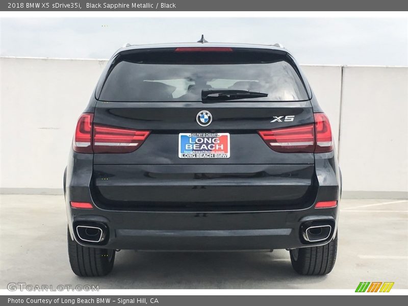 Black Sapphire Metallic / Black 2018 BMW X5 sDrive35i