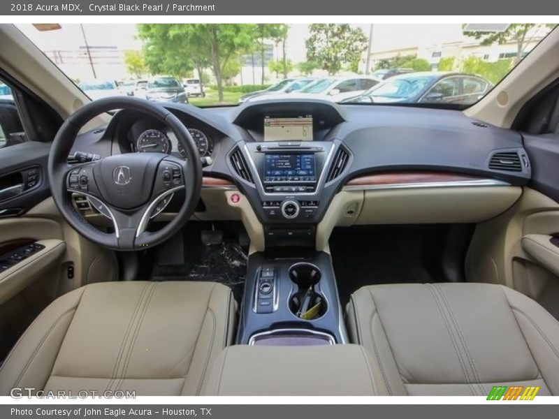 Crystal Black Pearl / Parchment 2018 Acura MDX