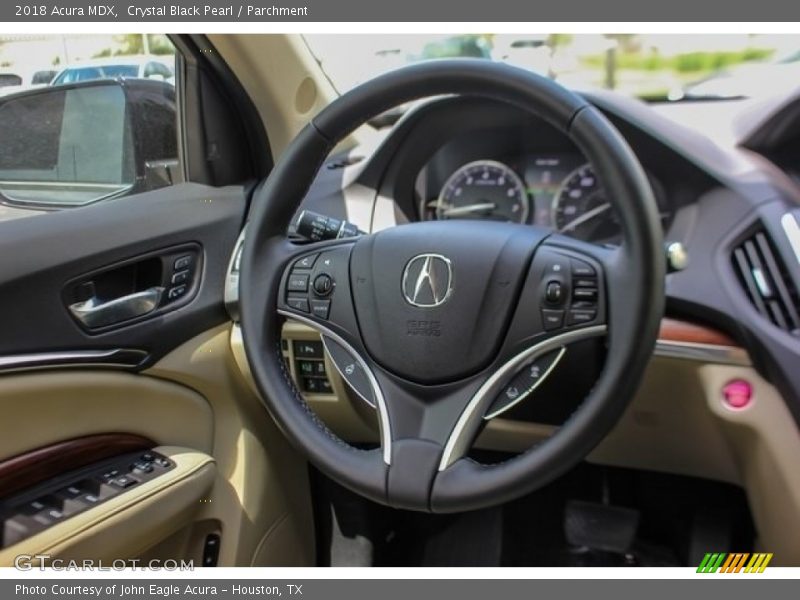 Crystal Black Pearl / Parchment 2018 Acura MDX
