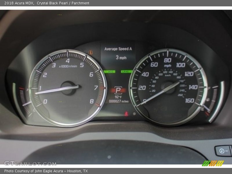 Crystal Black Pearl / Parchment 2018 Acura MDX