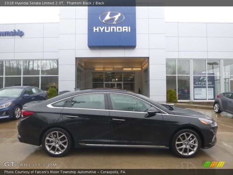 Phantom Black / Black 2018 Hyundai Sonata Limited 2.0T
