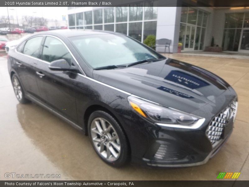 Phantom Black / Black 2018 Hyundai Sonata Limited 2.0T