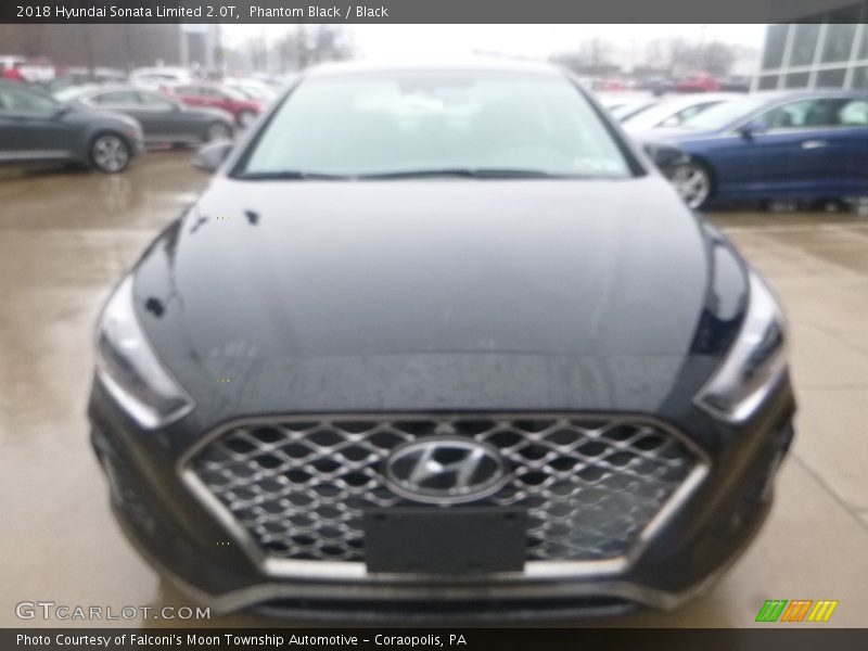 Phantom Black / Black 2018 Hyundai Sonata Limited 2.0T