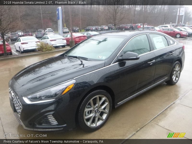 Phantom Black / Black 2018 Hyundai Sonata Limited 2.0T