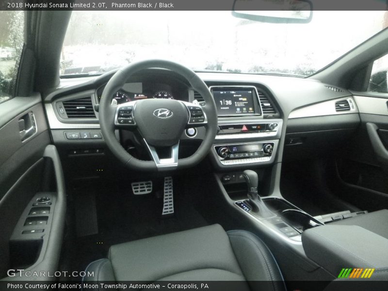 Phantom Black / Black 2018 Hyundai Sonata Limited 2.0T