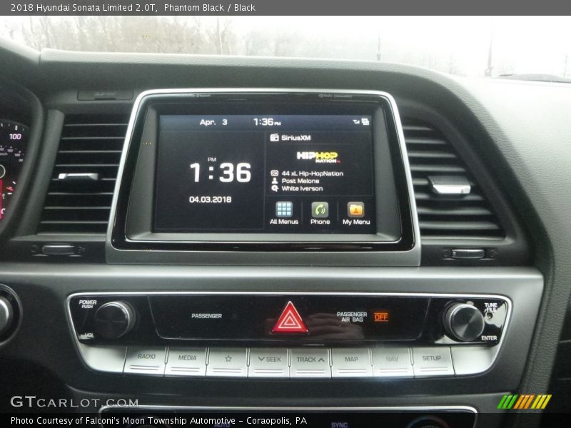 Phantom Black / Black 2018 Hyundai Sonata Limited 2.0T