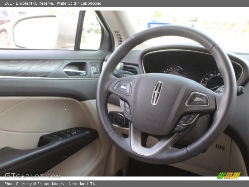 White Gold / Cappuccino 2017 Lincoln MKC Reserve