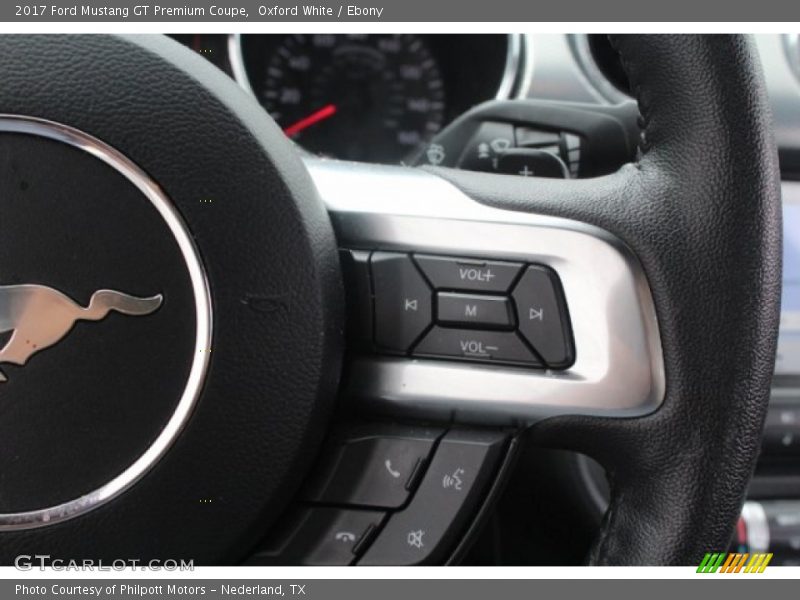 Oxford White / Ebony 2017 Ford Mustang GT Premium Coupe