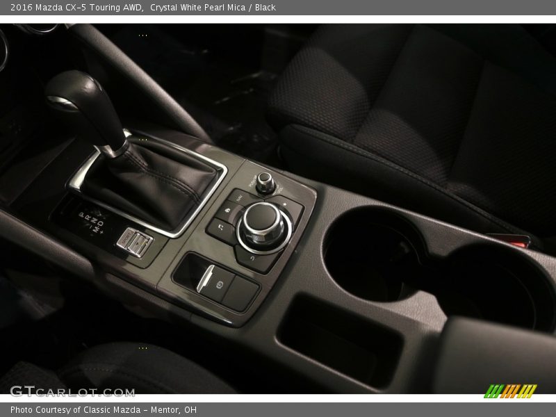 Crystal White Pearl Mica / Black 2016 Mazda CX-5 Touring AWD