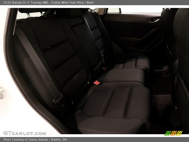 Crystal White Pearl Mica / Black 2016 Mazda CX-5 Touring AWD