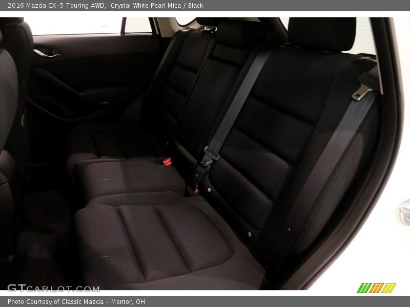 Crystal White Pearl Mica / Black 2016 Mazda CX-5 Touring AWD