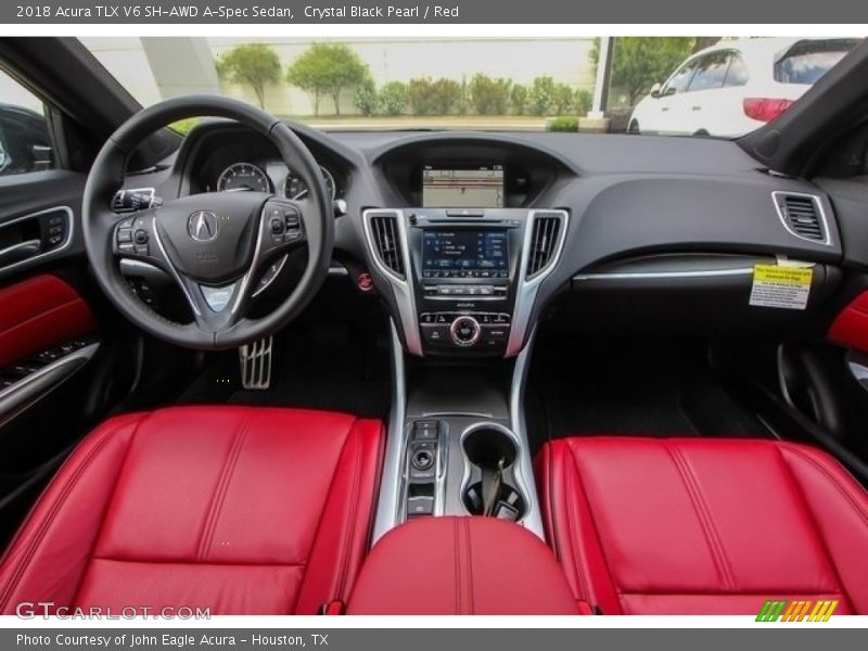  2018 TLX V6 SH-AWD A-Spec Sedan Red Interior