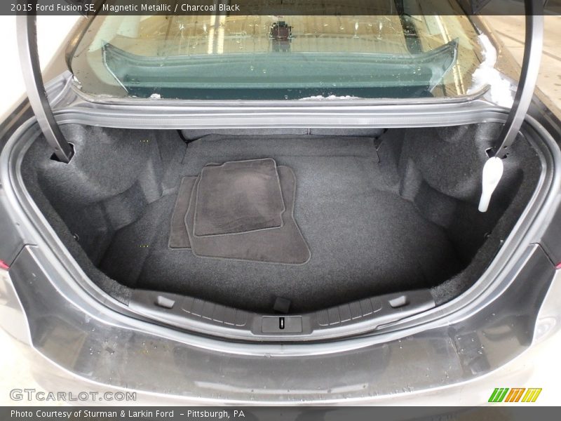 Magnetic Metallic / Charcoal Black 2015 Ford Fusion SE