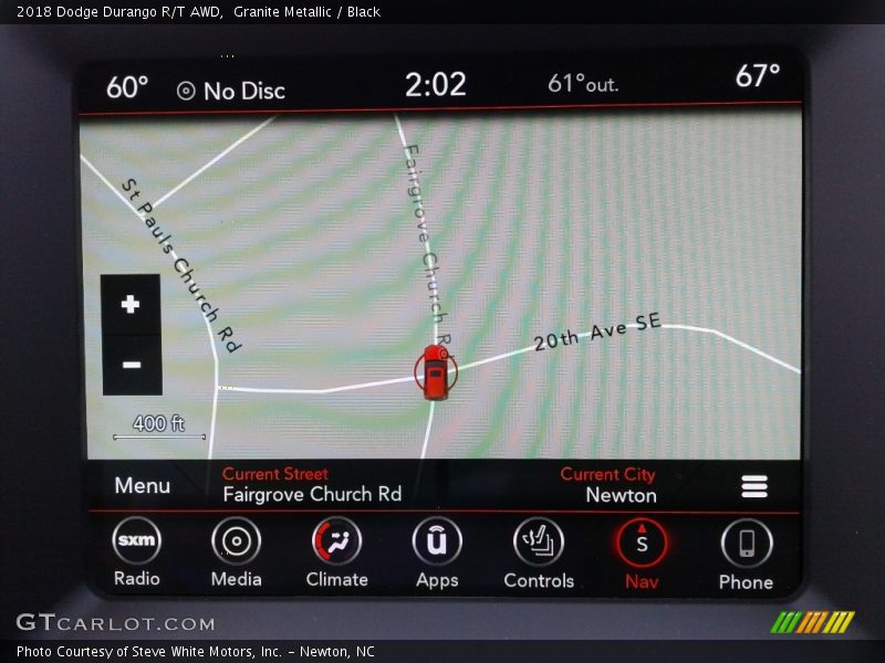 Granite Metallic / Black 2018 Dodge Durango R/T AWD