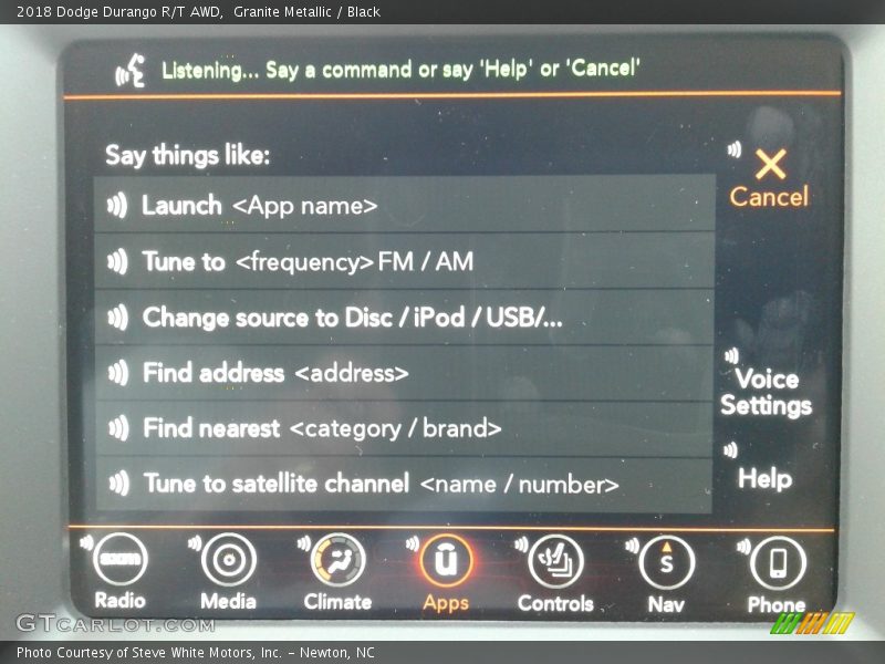 Granite Metallic / Black 2018 Dodge Durango R/T AWD
