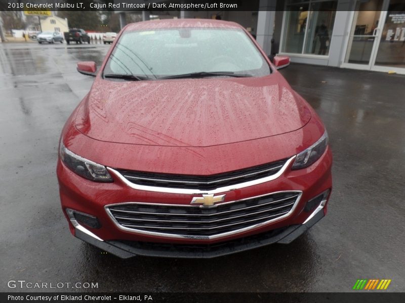 Cajun Red Tintcoat / Dark Atmosphere/Loft Brown 2018 Chevrolet Malibu LT