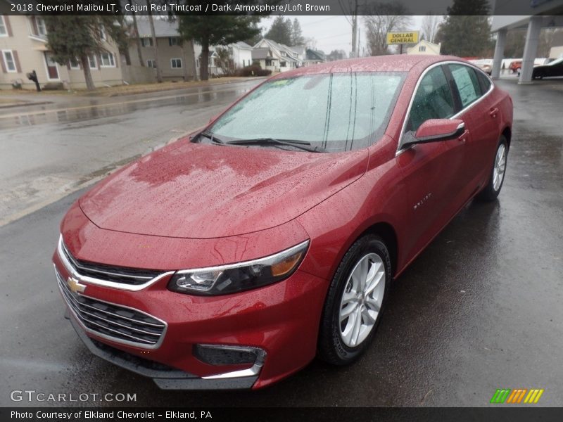 Cajun Red Tintcoat / Dark Atmosphere/Loft Brown 2018 Chevrolet Malibu LT