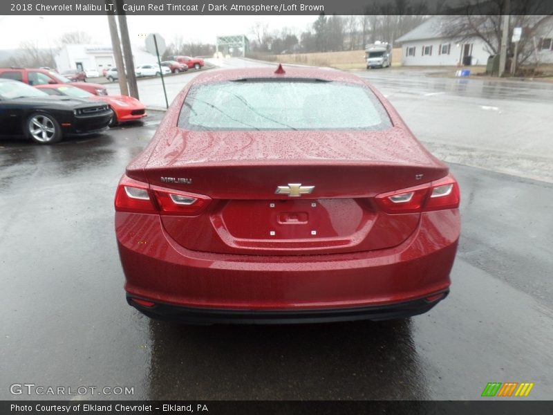 Cajun Red Tintcoat / Dark Atmosphere/Loft Brown 2018 Chevrolet Malibu LT