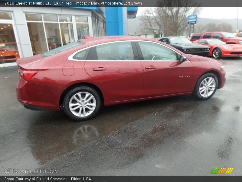 Cajun Red Tintcoat / Dark Atmosphere/Loft Brown 2018 Chevrolet Malibu LT