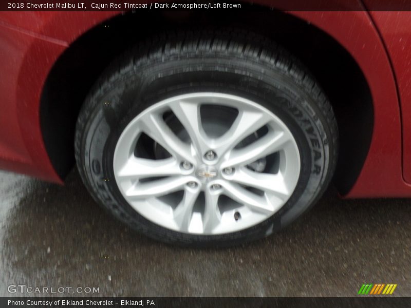 Cajun Red Tintcoat / Dark Atmosphere/Loft Brown 2018 Chevrolet Malibu LT