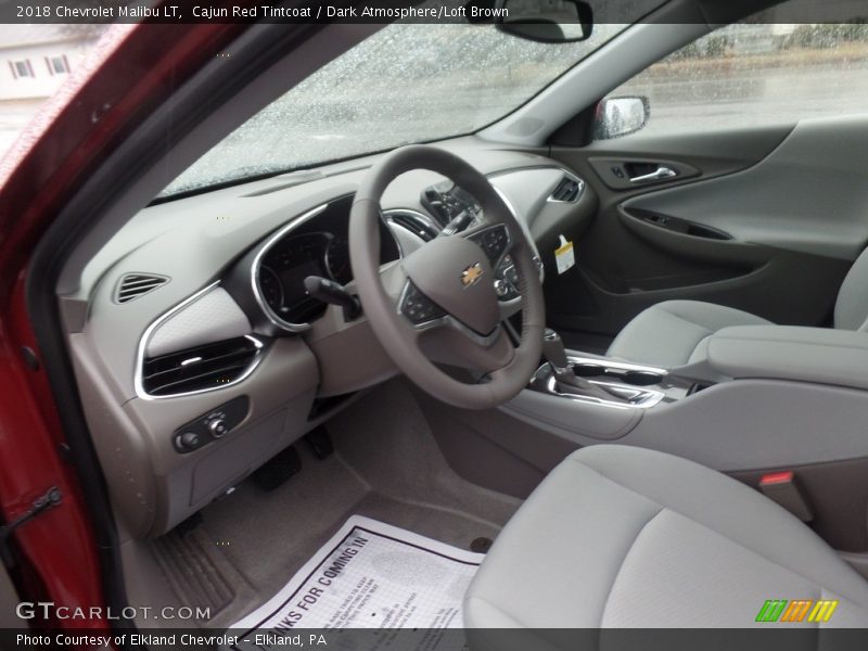 Cajun Red Tintcoat / Dark Atmosphere/Loft Brown 2018 Chevrolet Malibu LT