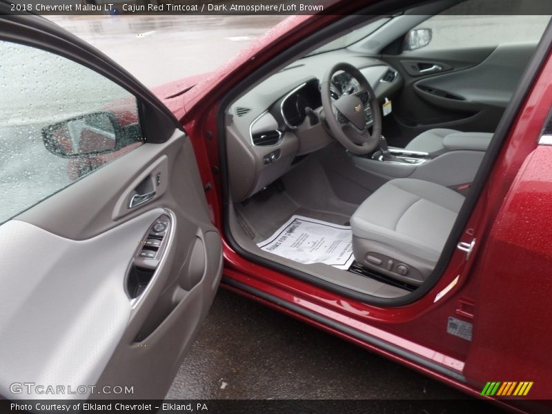 Cajun Red Tintcoat / Dark Atmosphere/Loft Brown 2018 Chevrolet Malibu LT