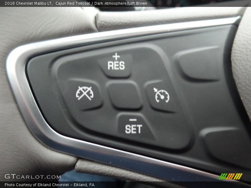 Cajun Red Tintcoat / Dark Atmosphere/Loft Brown 2018 Chevrolet Malibu LT