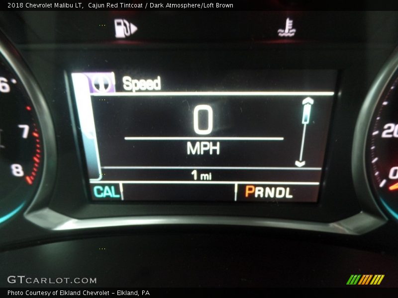 Cajun Red Tintcoat / Dark Atmosphere/Loft Brown 2018 Chevrolet Malibu LT