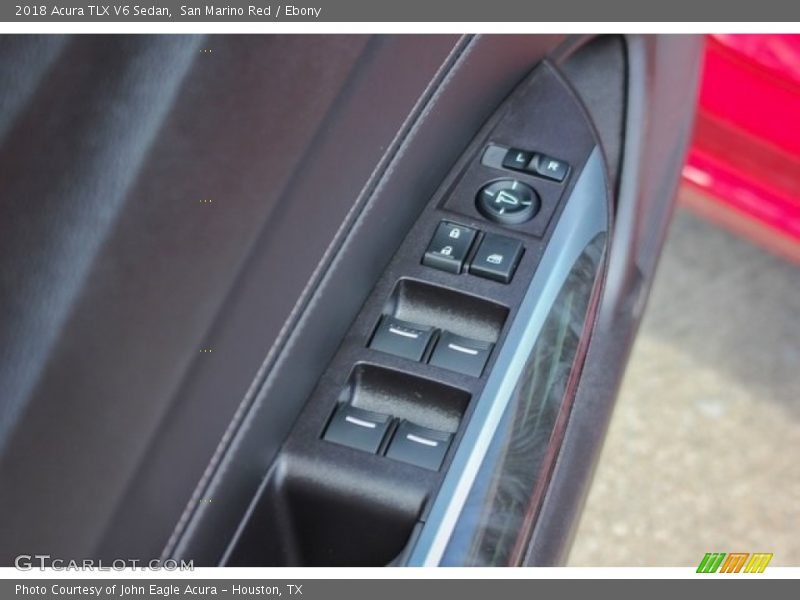 San Marino Red / Ebony 2018 Acura TLX V6 Sedan