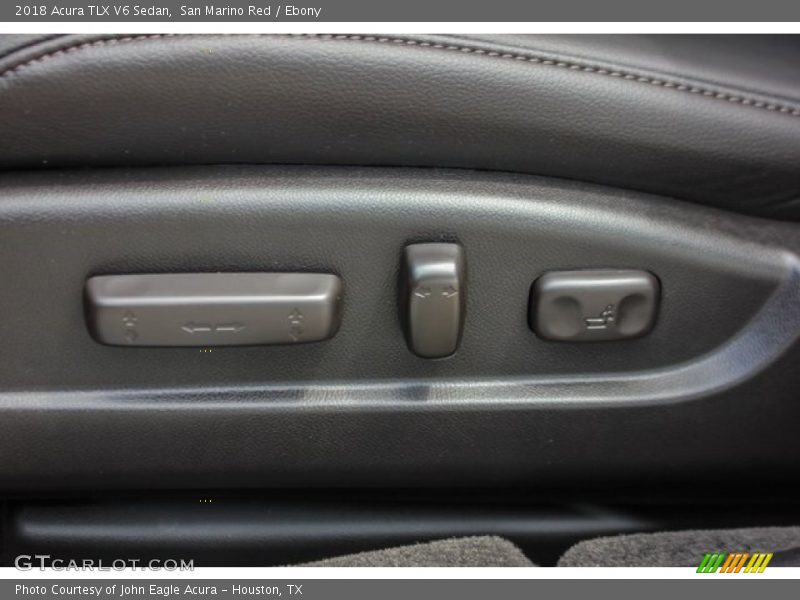 San Marino Red / Ebony 2018 Acura TLX V6 Sedan