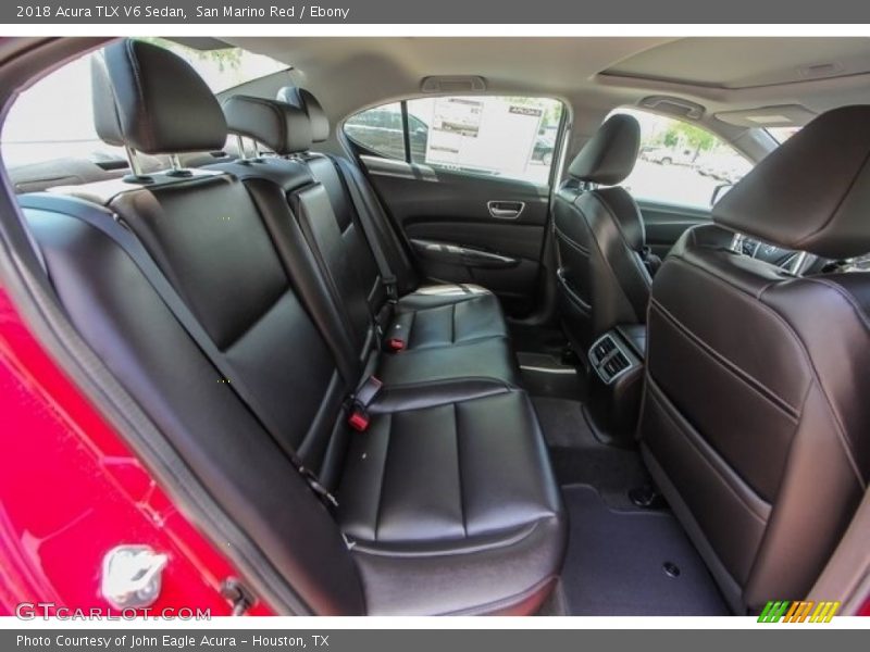 San Marino Red / Ebony 2018 Acura TLX V6 Sedan