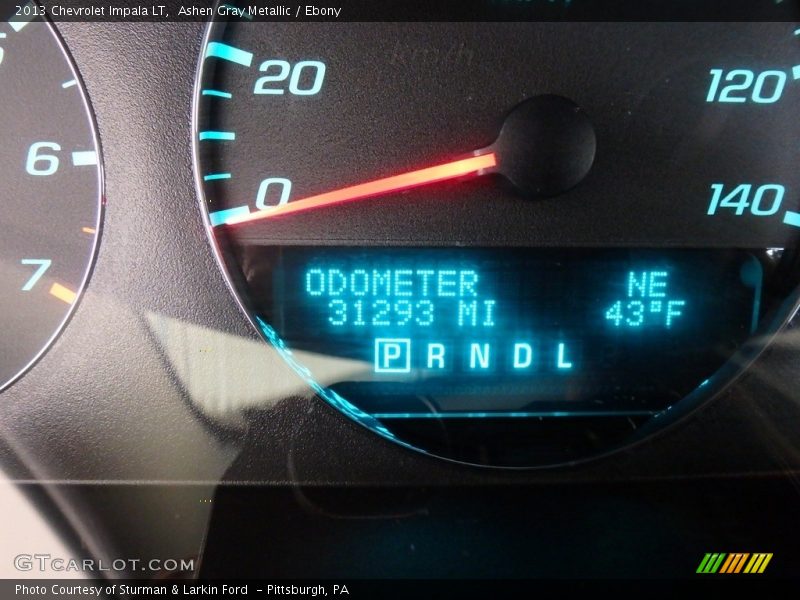 Ashen Gray Metallic / Ebony 2013 Chevrolet Impala LT