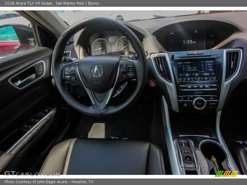 San Marino Red / Ebony 2018 Acura TLX V6 Sedan
