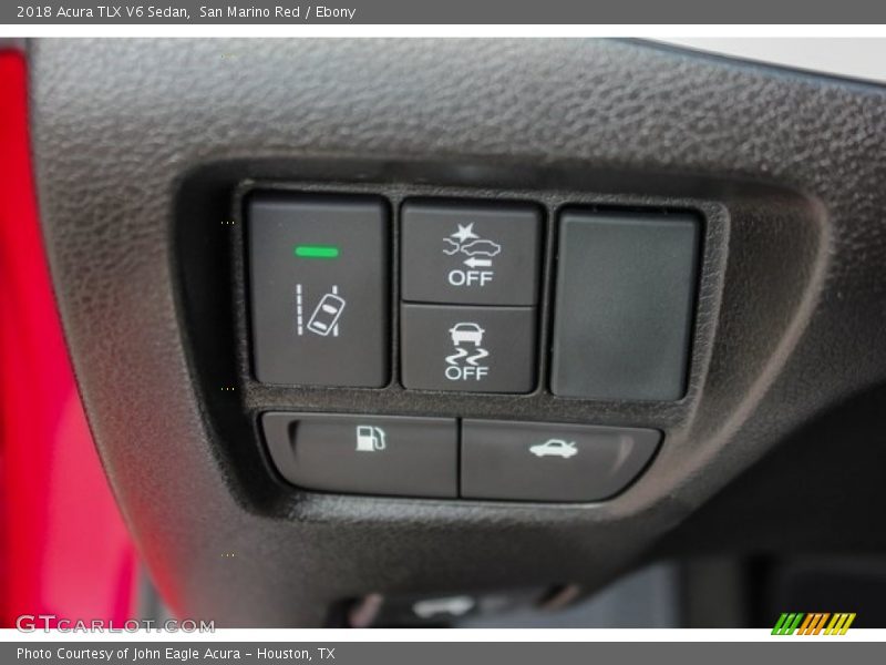 San Marino Red / Ebony 2018 Acura TLX V6 Sedan