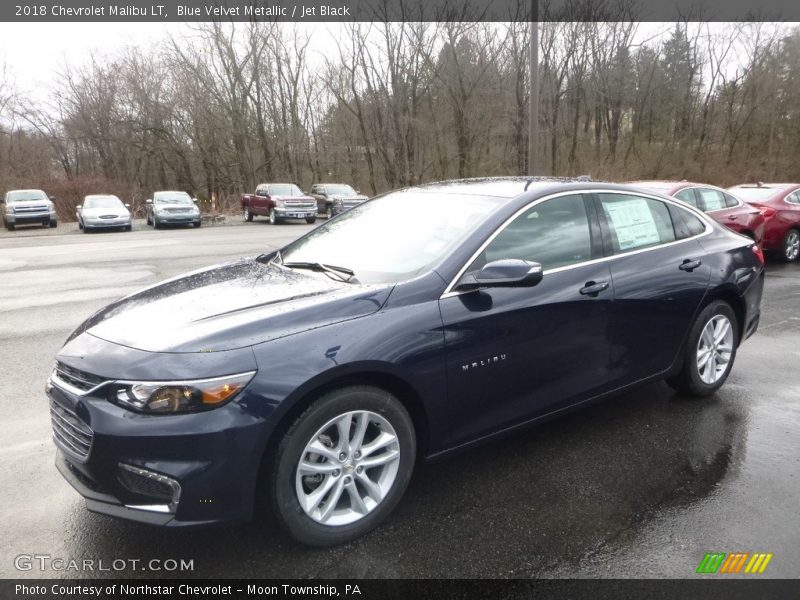 Blue Velvet Metallic / Jet Black 2018 Chevrolet Malibu LT