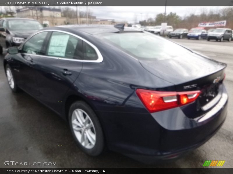 Blue Velvet Metallic / Jet Black 2018 Chevrolet Malibu LT